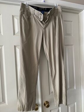 Apt. 9 Men's Beige/Tan Straight-Leg Chino Pants